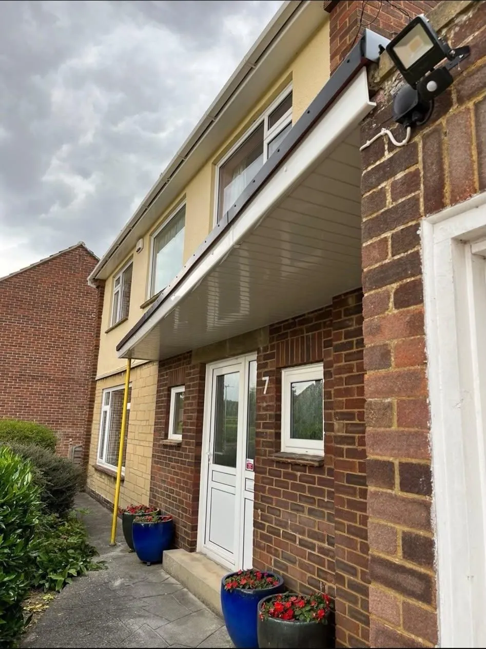 New fascias, soffits and guttering fitted to a home